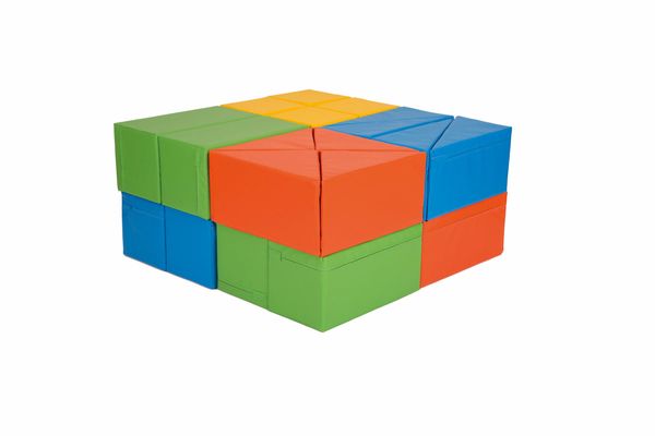 Kugelbausteine, Bausteine, Puzzlespiel, bunte Würfel, Kastenset