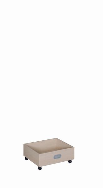 Rollkasten aus melaminbeschichteter Spanplatte (B/H/T: 46 x 19 x 38 cm)
