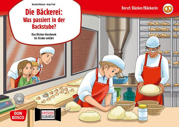 Backstube, Bäcker, Kuchen, Teig, Bäckerin