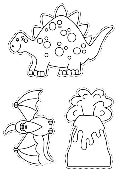 Stegosaurus, Dinosaurie, Färbung, Ausmalbild, Schnauz