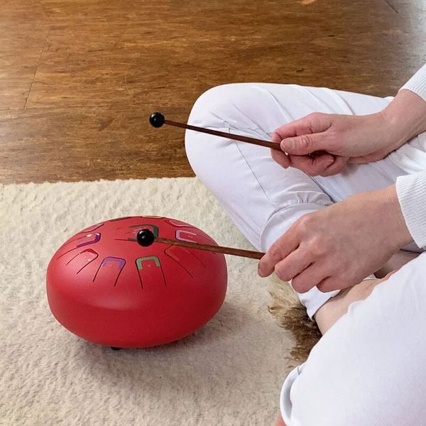 Stahlzungentrommel Tambu, 8 Zoll, weiß Stahlzungentrommel Tambu, 8 Zoll, weiß