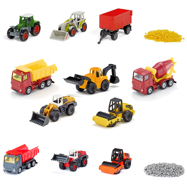 Baumaschinen, Bausatz, Spielzeugtruck, Kippsattel, Kieslader