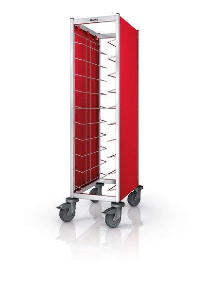 Tablett-Abräumwagen TAW 10 für GN Tabletts mit Seitenverkleidung
