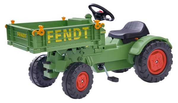 Traktor, Spielzeug, Grün, Ladefläche, Große Räder