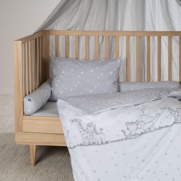 Babybett, Kojos, Kinderbett, Bettkissen, Bettwäsche