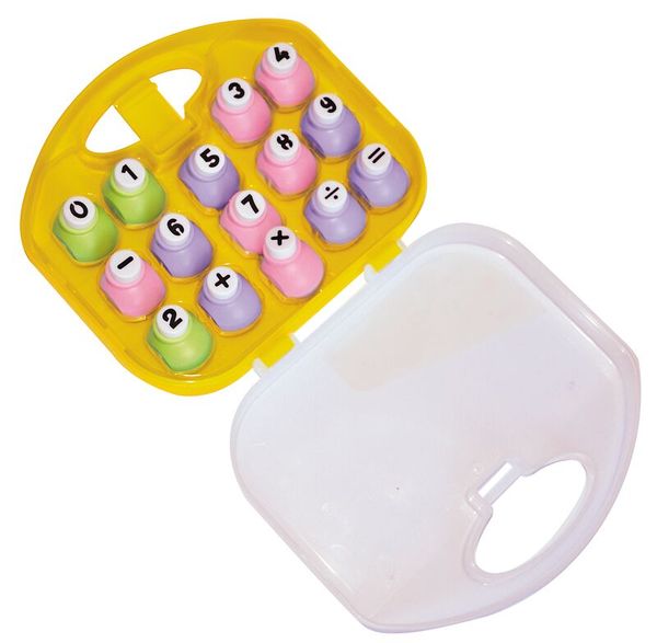 Stanzer Set Zahlen, 15-teilig