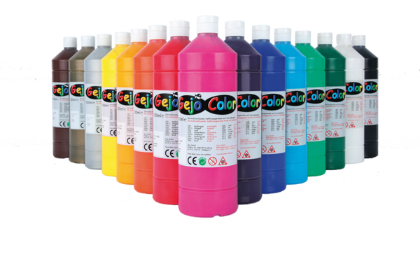 Gejocolor, 10 Farben, je 1000 ml Gejocolor, 10 Farben, je 1000 ml