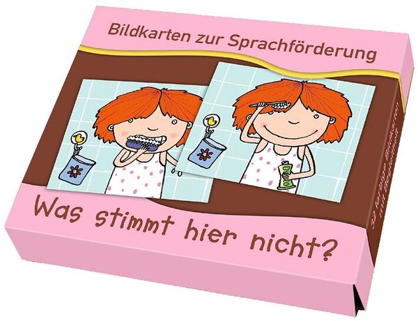 Bildkarten zur Sprachförderung: Was stimmt hier nicht?