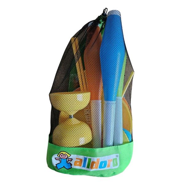 Jonglier Set im Rucksack, 15 Teile