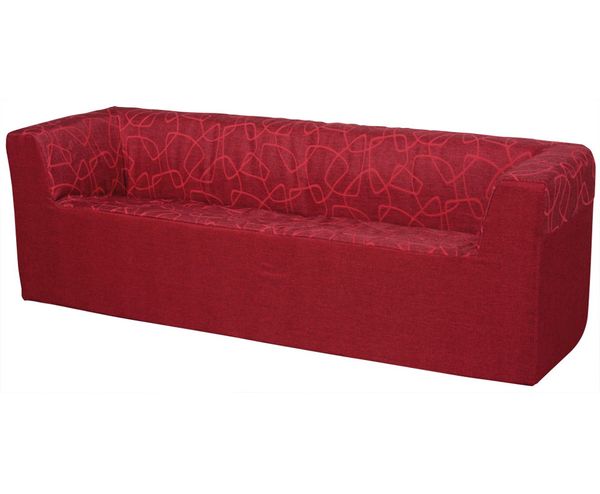 Kindergarten-Dreisitzer-Sofa MAXI, Sitzhöhe 37 cm, Farbe wählbar
