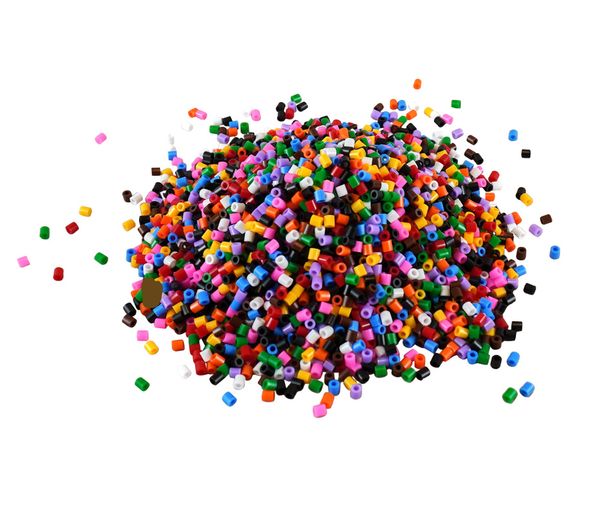 Bügelperlen Nachfüllpackung, 10 Farben gemischt, 10.000 Stück Bügelperlen Nachfüllpackung, 10 Farben gemischt, 10.000 Stück