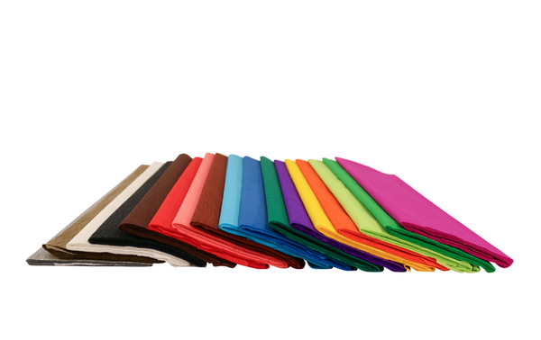 ELVIRAS Krepppapier Komplett-Set, 158 Rollen, verschiedene Farben