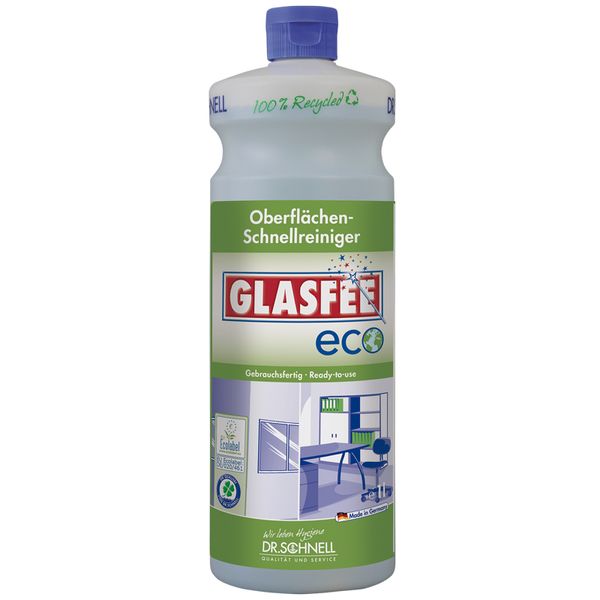 Oberflächenreiniger, Glasreiniger, Schnellreiniger, Eco, Flasche