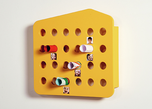 Kinderspiel, Pilot, Löcherboard, Magnetboard, Spielzeug-Aktivität