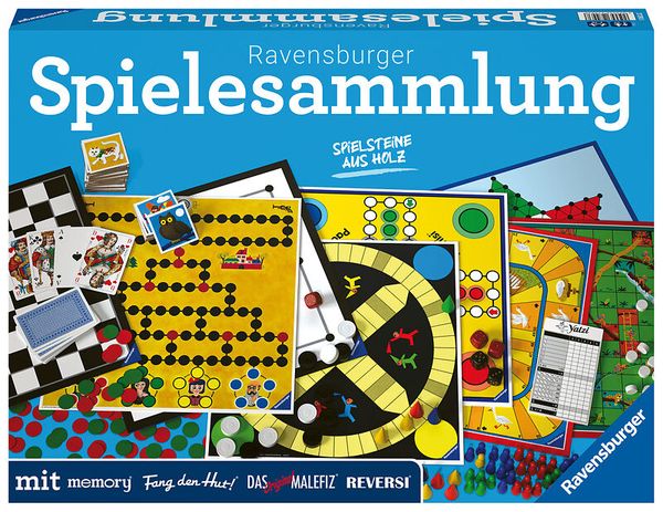 RAVENSBURGER Spielesammlung - Gesellschaftsspiele & Brettspiele, ab 4 Jahre