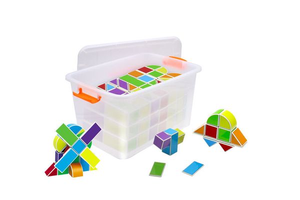 Puzzle, Geometrisch, Aufbewahrung, Bunt, Tangram