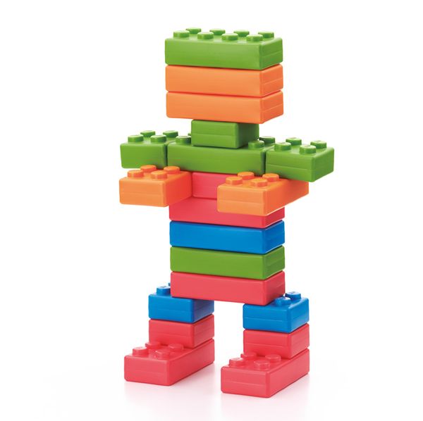Bausteine, Klemmbausteine, Spielzeug, Stapelbausteine, Bunte Farben