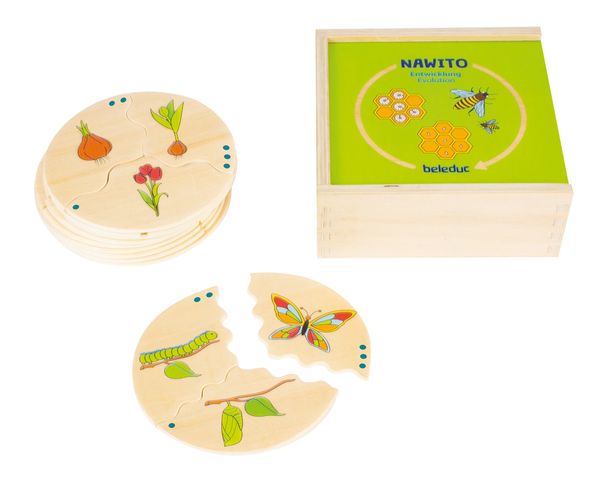 puzzle, holz, bienenhauch, schmetterling, fragmente