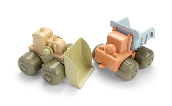 DANTOY BIO-Plastic Kipplaster & Planierraupe, ab 2 Jahre DANTOY BIO-Plastic Kipplaster & Planierraupe, ab 2 Jahre