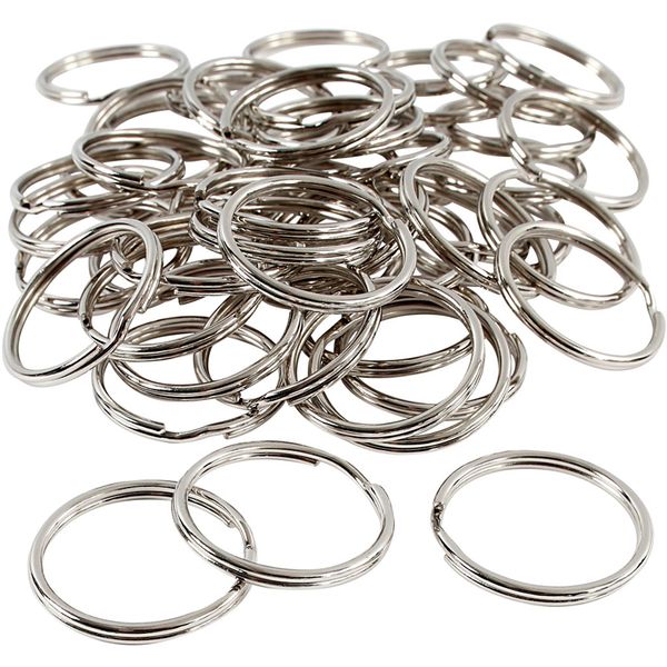 Schlüsselringe/Spaltringe aus Metall, Größe wählbar (SONDERANGEBOT)
