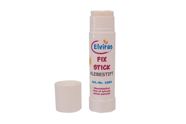 ELVIRAS Klebestift Fix Stick, lösungsmittelfrei, 20g