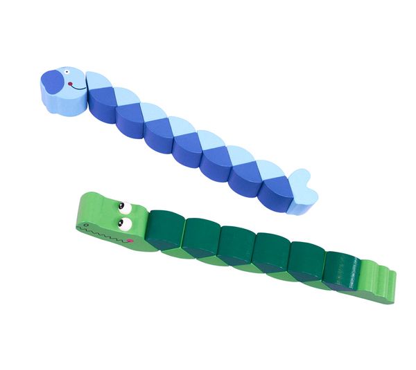 Holzschlange, 6 Stück Holzschlange, 6 Stück