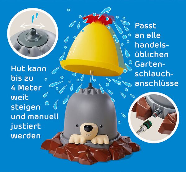 BIG AquaPlay Moli - Der Maulwurf Wassersprinkler, ab 2 Jahre BIG AquaPlay Moli - Der Maulwurf Wassersprinkler, ab 2 Jahre