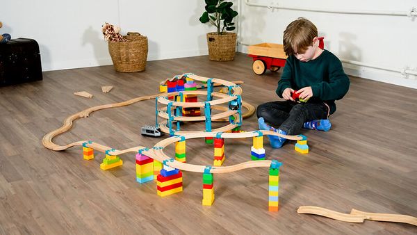 KiGa-Schienen & Verbinder Set, 105 Teile, ab 3 Jahre