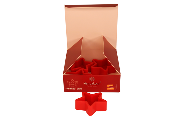 MandaLogi Ergänzungsset Sterne, 8 Stück (SONDERANGEBOT)