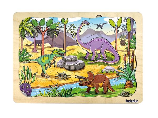Lagen-Puzzle "Dinosaurier", 45 Teile, ab 4 Jahre Lagen-Puzzle "Dinosaurier", 45 Teile, ab 4 Jahre