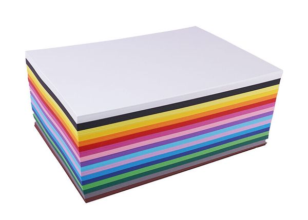 FOLIA Tonkarton 180 g/m², DIN A4, 500 Bogen in 25 Farben sortiert