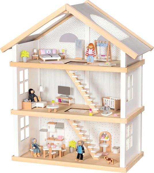 GOKI Puppenhaus modern mit 3 Etagen