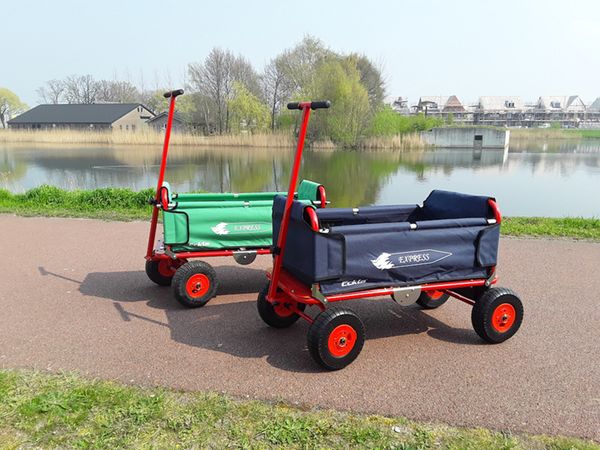 ECKLA Faltbollerwagen mit pannensicheren Reifen, 115 cm ECKLA Faltbollerwagen mit pannensicheren Reifen, 115 cm