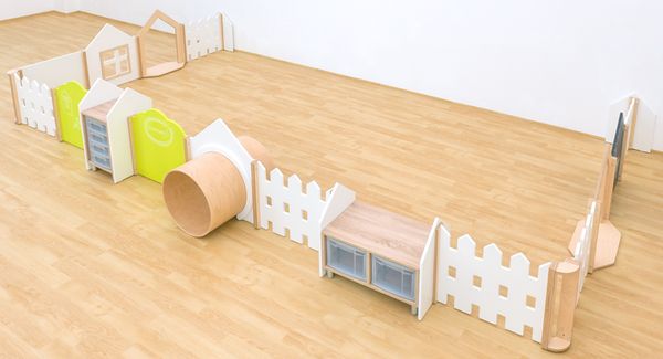 Spielzeug, Käfig, Hindernisbahn, Holz, Kinderzimmer