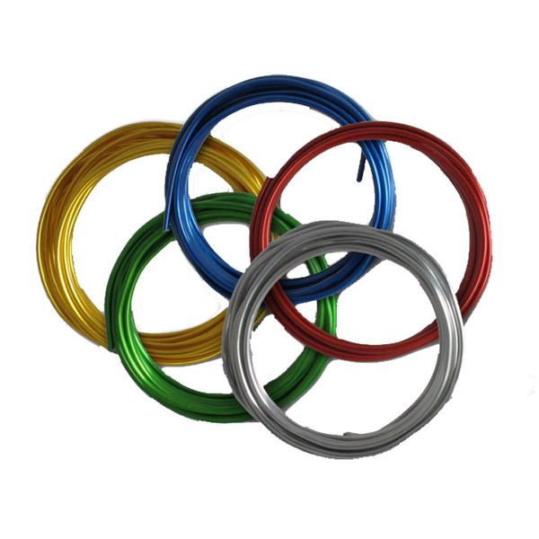 Aludraht-Set versch. Farben, 2 mm x 5 m