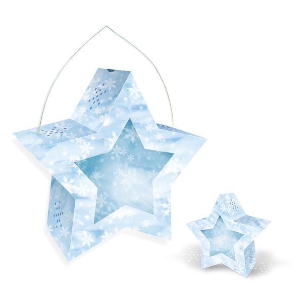 Laternen-Bastelset Twinkle Star, Farbe wählbar, Ø19 cm, 1 Set