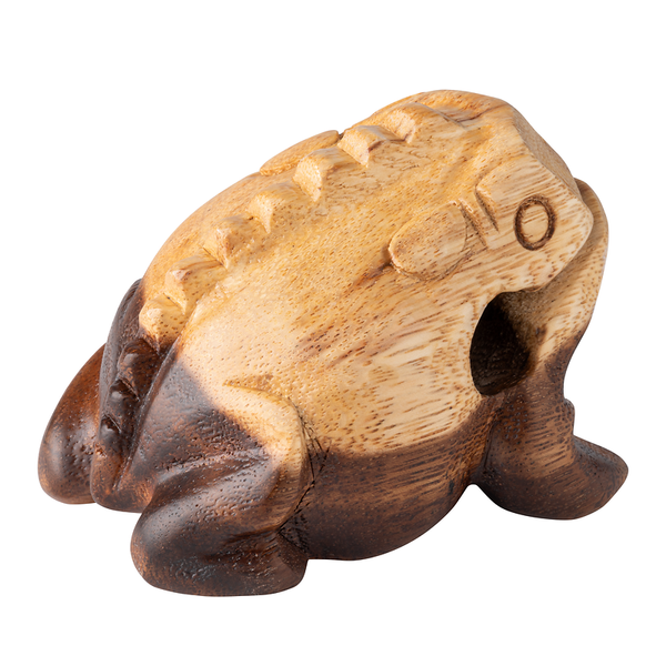 Holzfigur, Tierfigur, Frosch, Handarbeit, Naturholz