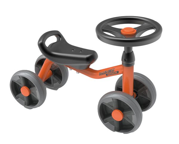 Kleinkind Wagen, Lauflernrad, Kunststoff Räder, orange, Sitzbrett