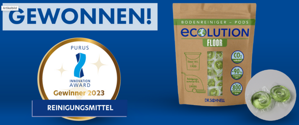 DR. SCHNELL Ecolution Floortop Pods, Bodenreiniger, 40 Pods (SONDERANGEBOT)