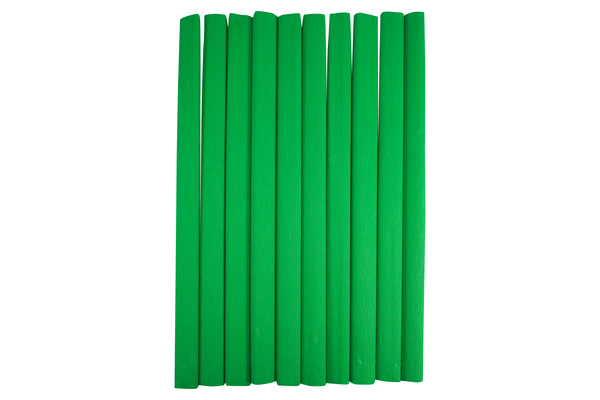 ELVIRAS Bastelkrepp Einzelfarbe 50 x 250 cm, 10 Rollen (Farbe wählbar)