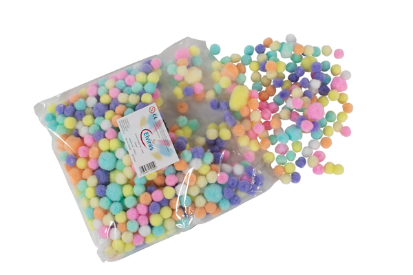 Elviras Pompon Mix "pastel"