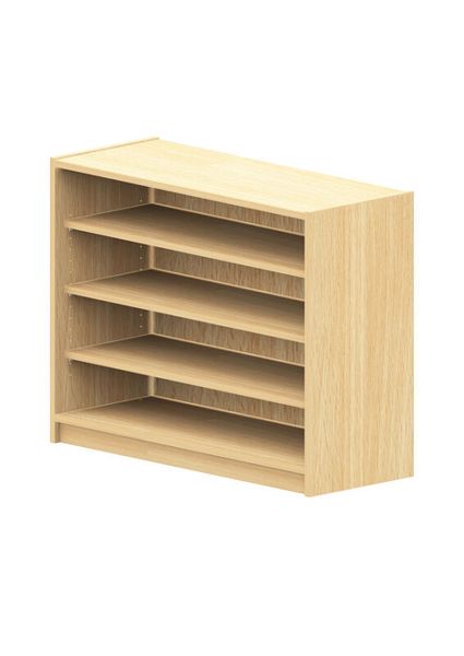 holzregal, regal, schubladenregal, schublade, flache schubfächer