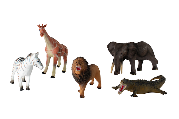 Soft Tiere Afrika - 5-teiliges Set mit 5 Tieren