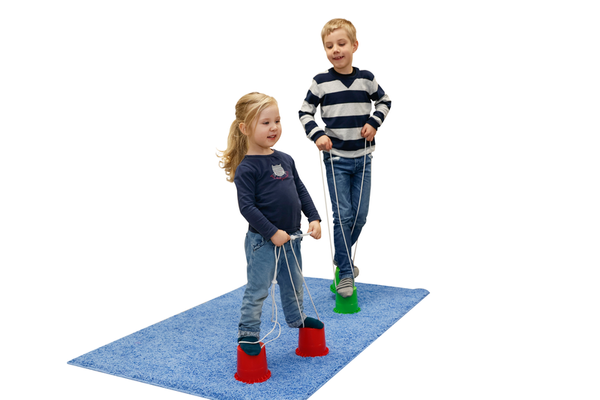 Laufdosen mit verstellbarer Halteschnur, Höhe 12 cm, 1 Paar, farbig sortiert Laufdosen mit verstellbarer Halteschnur, Höhe 12 cm, 1 Paar, farbig sortiert