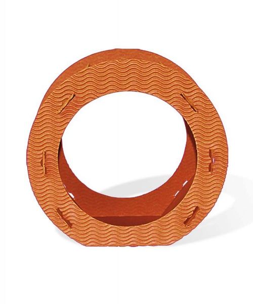 Laternen-Rohlinge, rund, aus 3D-Colorwellpappe, 10 Stück, Farbe wählbar