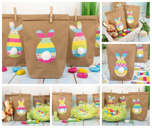 Osterhasentüten Washi Style, 12 Stück - Bastelset (SONDERANGEBOT) Osterhasentüten Washi Style, 12 Stück - Bastelset (SONDERANGEBOT)