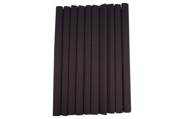 ELVIRAS Bastelkrepp Einzelfarbe 50 x 250 cm, 10 Rollen (Farbe wählbar)