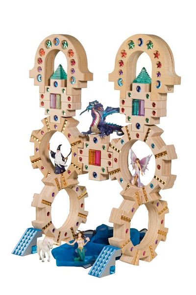 REGENBOGENLAND Sonnenkranz, 4 Bausteine REGENBOGENLAND Sonnenkranz, 4 Bausteine