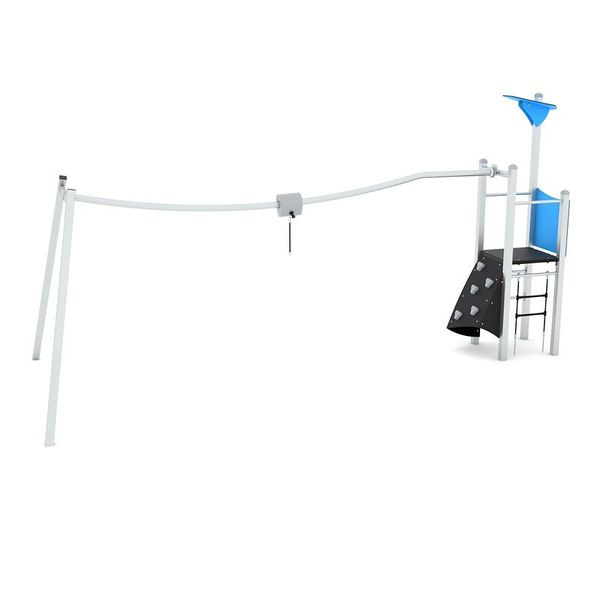 Spielplatz, Klettergerüst, Schaukel, Schwungbrücke, Turm