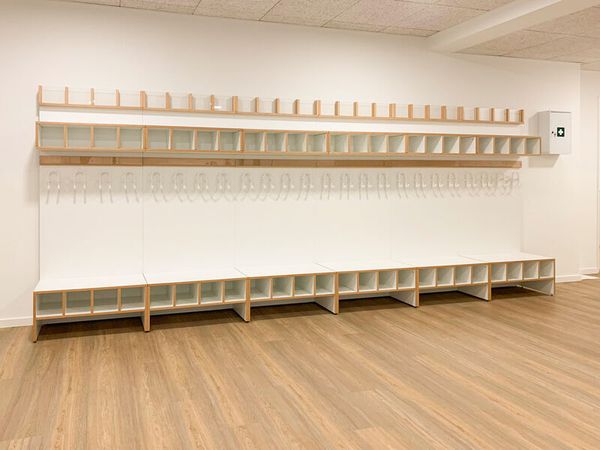 DECOR 2er - Garderobenmodul mit HEWI Haken DECOR 2er - Garderobenmodul mit HEWI Haken